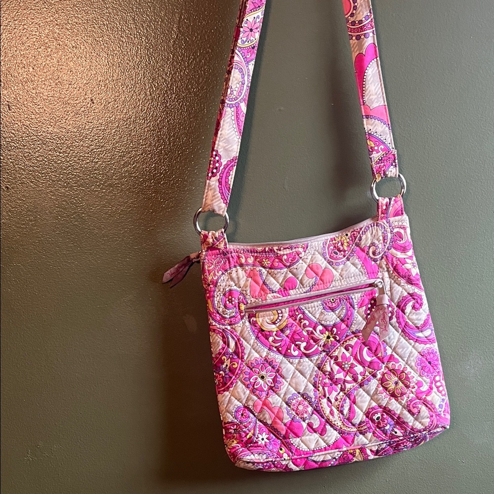 Vera Bradley Pink Patterned Crossbody Bag